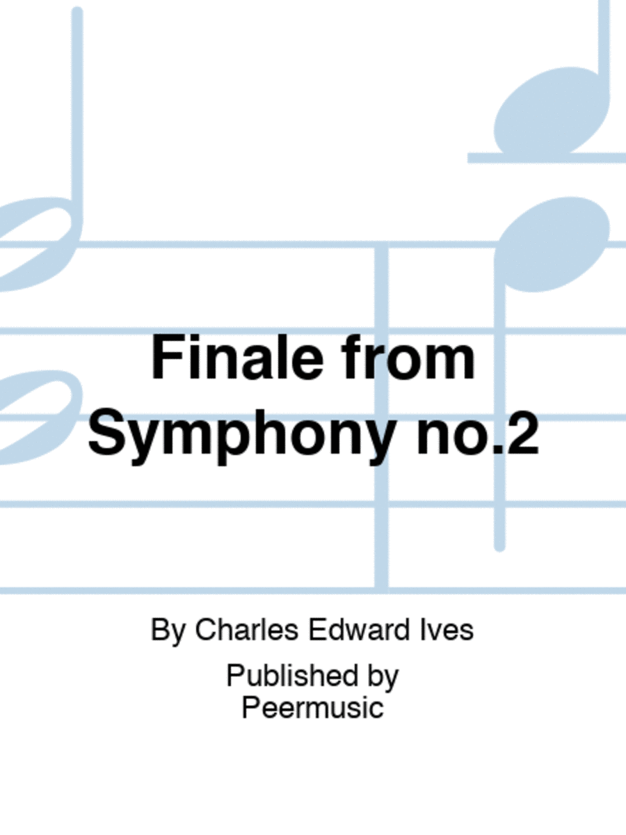 Finale from Symphony no.2 Concert Band scores gallery preview page 1