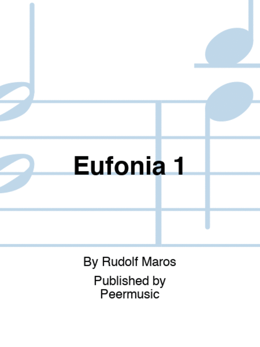 Eufonia 1 Harp scores gallery preview page 1