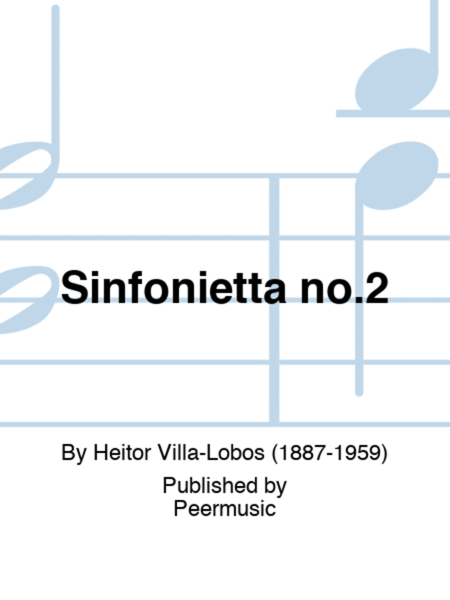 Sinfonietta no.2 Orchestra scores gallery preview page 1