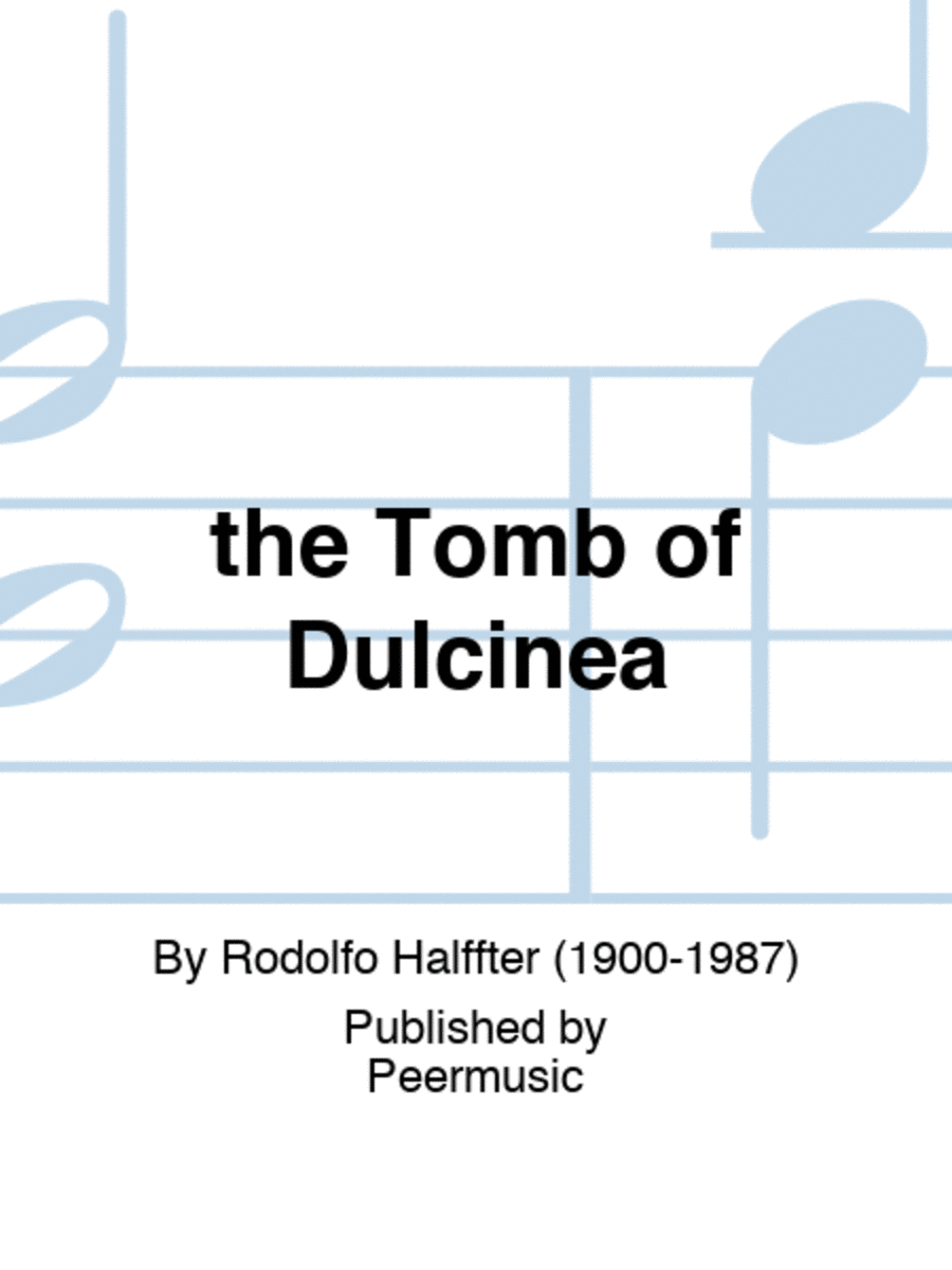 the Tomb of Dulcinea A Cappella scores gallery preview page 1