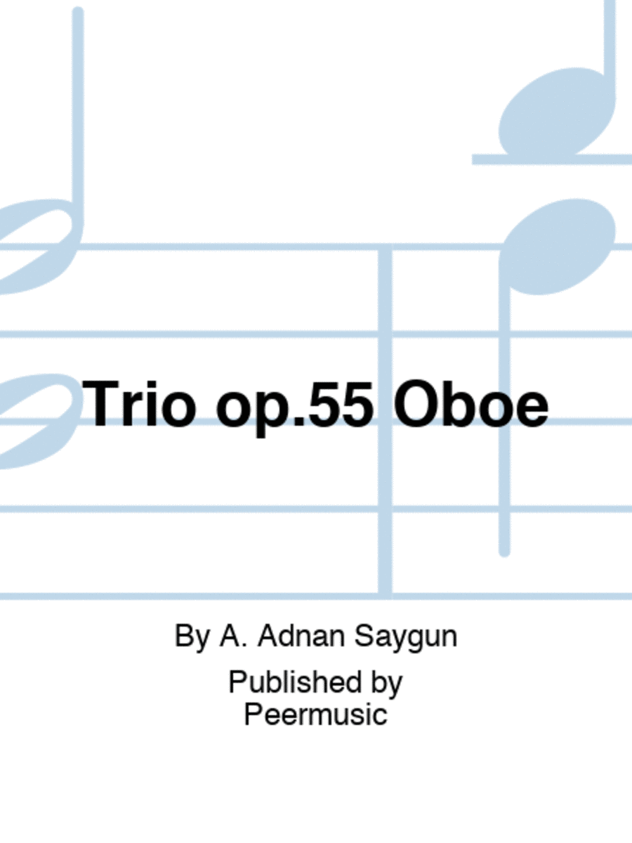 Trio op.55 Oboe Oboe scores gallery preview page 1