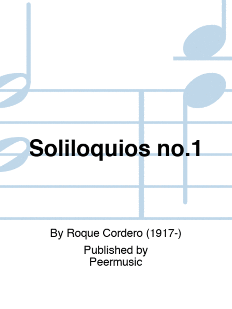 Soliloquios no.1 Flute Solo scores gallery preview page 1