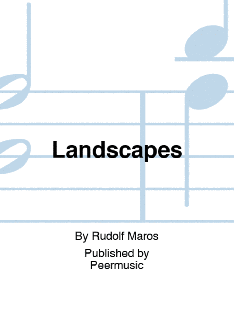 Landscapes String Orchestra scores gallery preview page 1