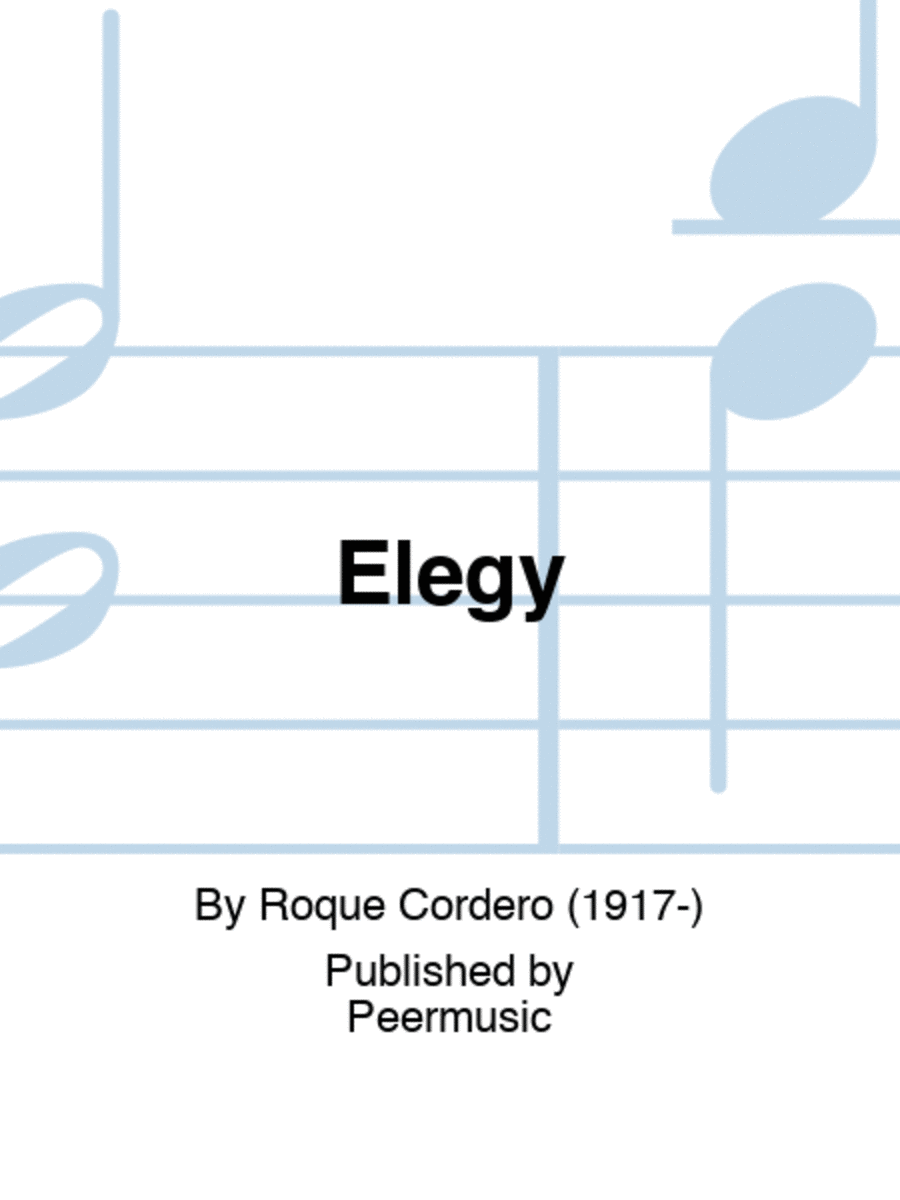 Elegy String Orchestra scores gallery preview page 1