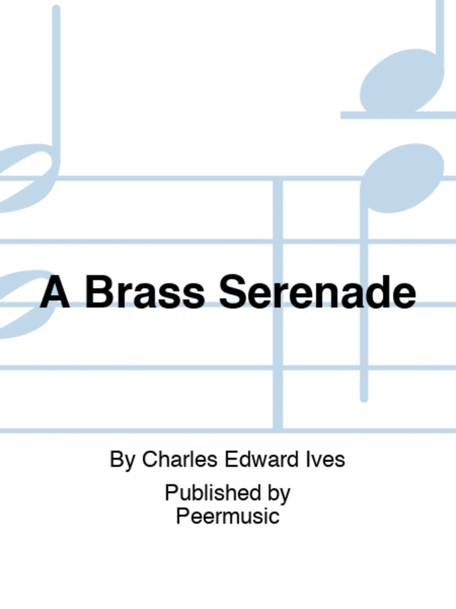 A Brass Serenade Brass Ensemble scores gallery preview page 1