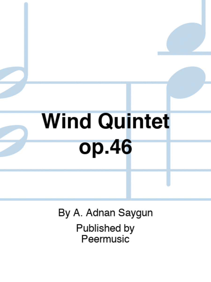 Wind Quintet op.46 Woodwind Quintet scores gallery preview page 1
