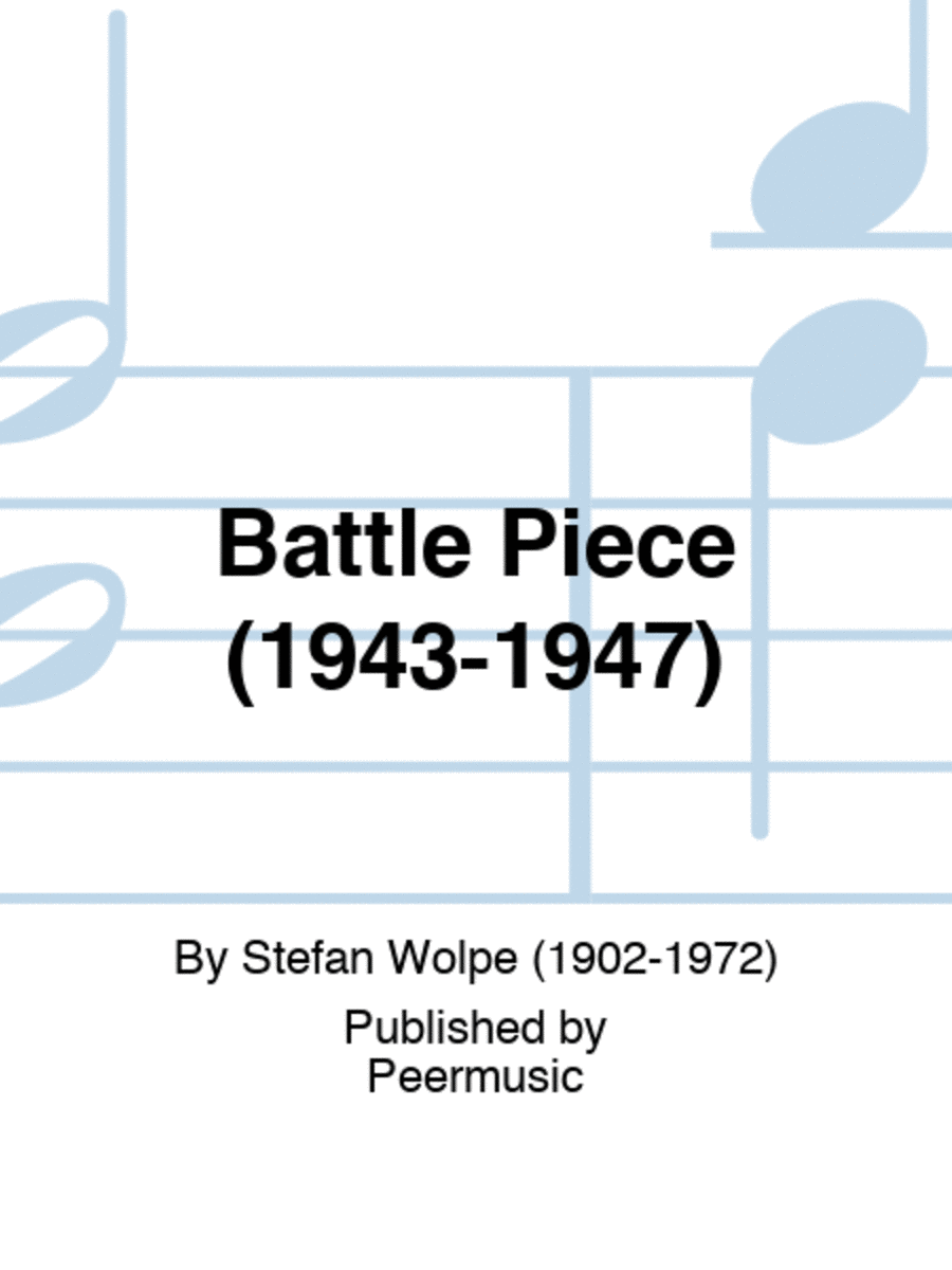 Battle Piece (1943-1947) Piano Solo scores gallery preview page 1