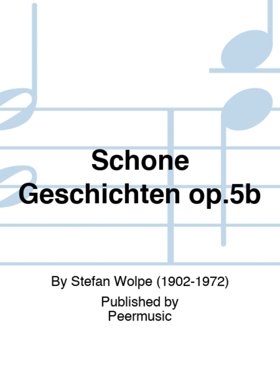 Schöne Geschichten op.5b Score scores gallery preview page 1
