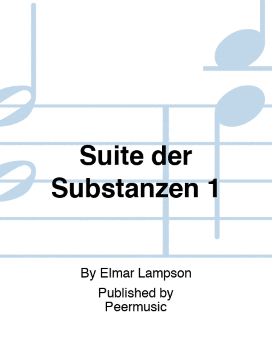 Suite der Substanzen 1 Percussion scores gallery preview page 1