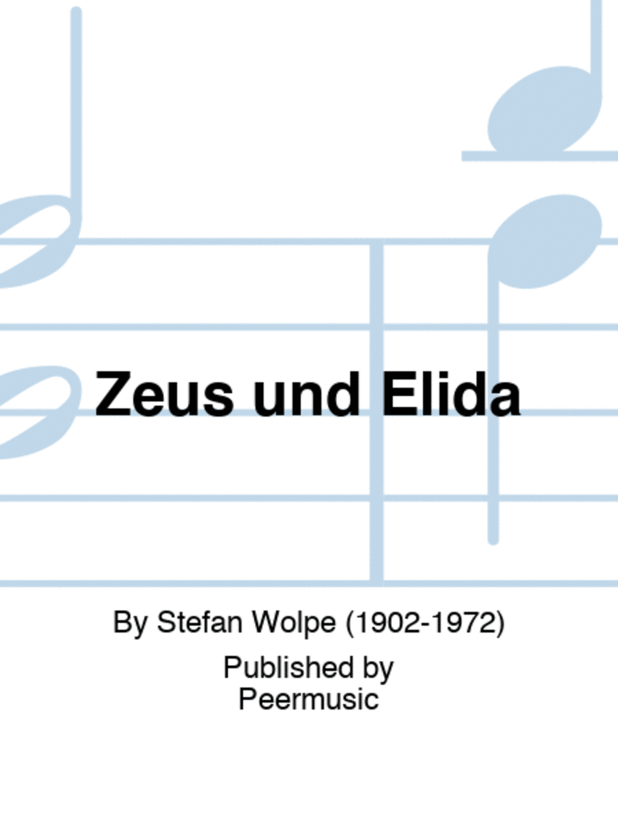 Zeus und Elida Choir scores gallery preview page 1