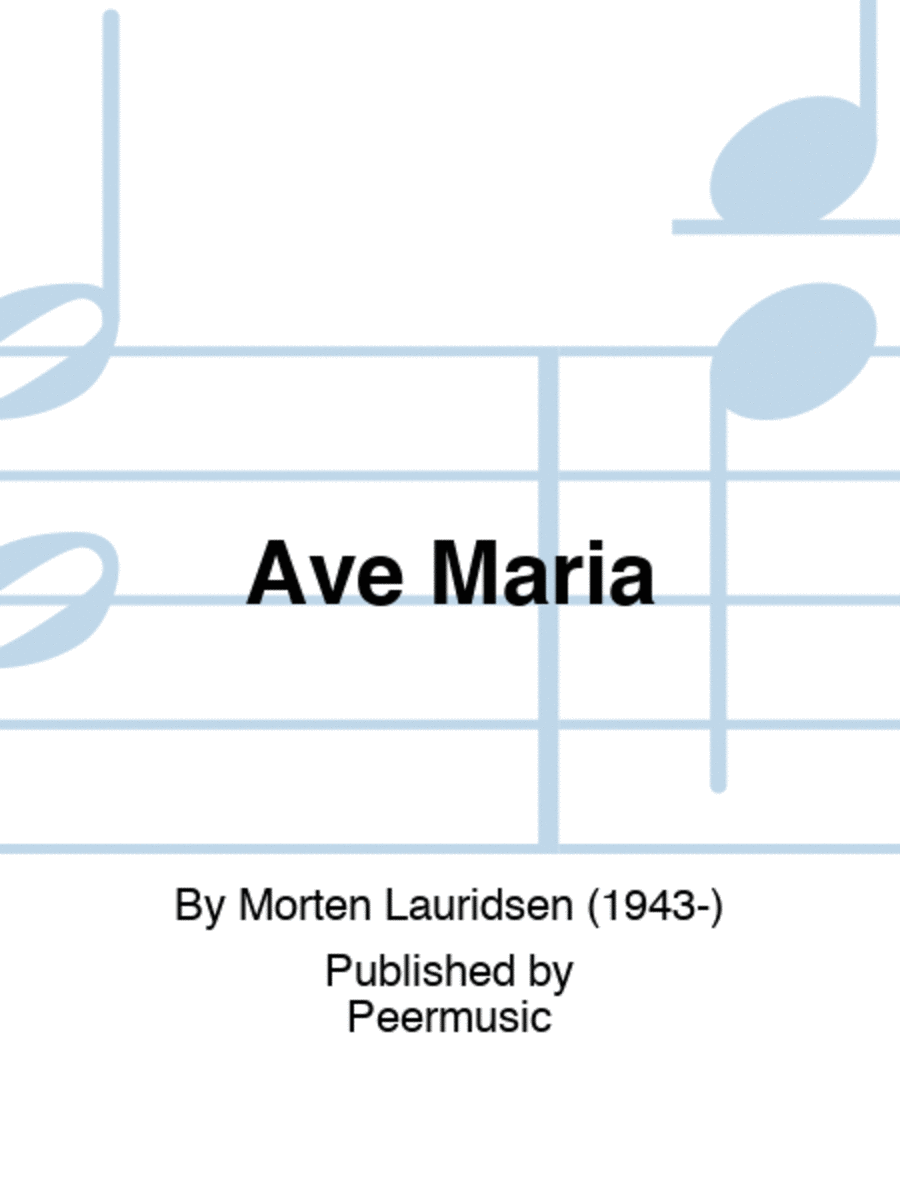 Ave Maria A Cappella scores gallery preview page 1