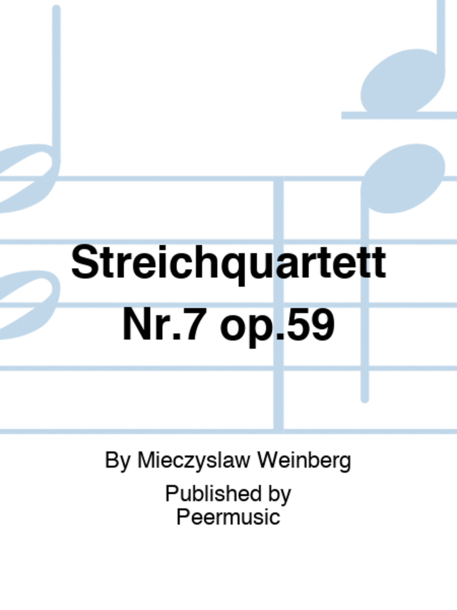 Streichquartett Nr.7 op.59 String Quartet scores gallery preview page 1