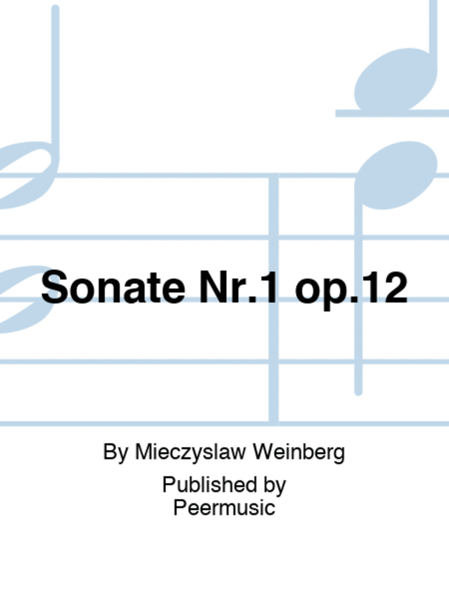 Sonate Nr.1 op.12 Violin Solo scores gallery preview page 1