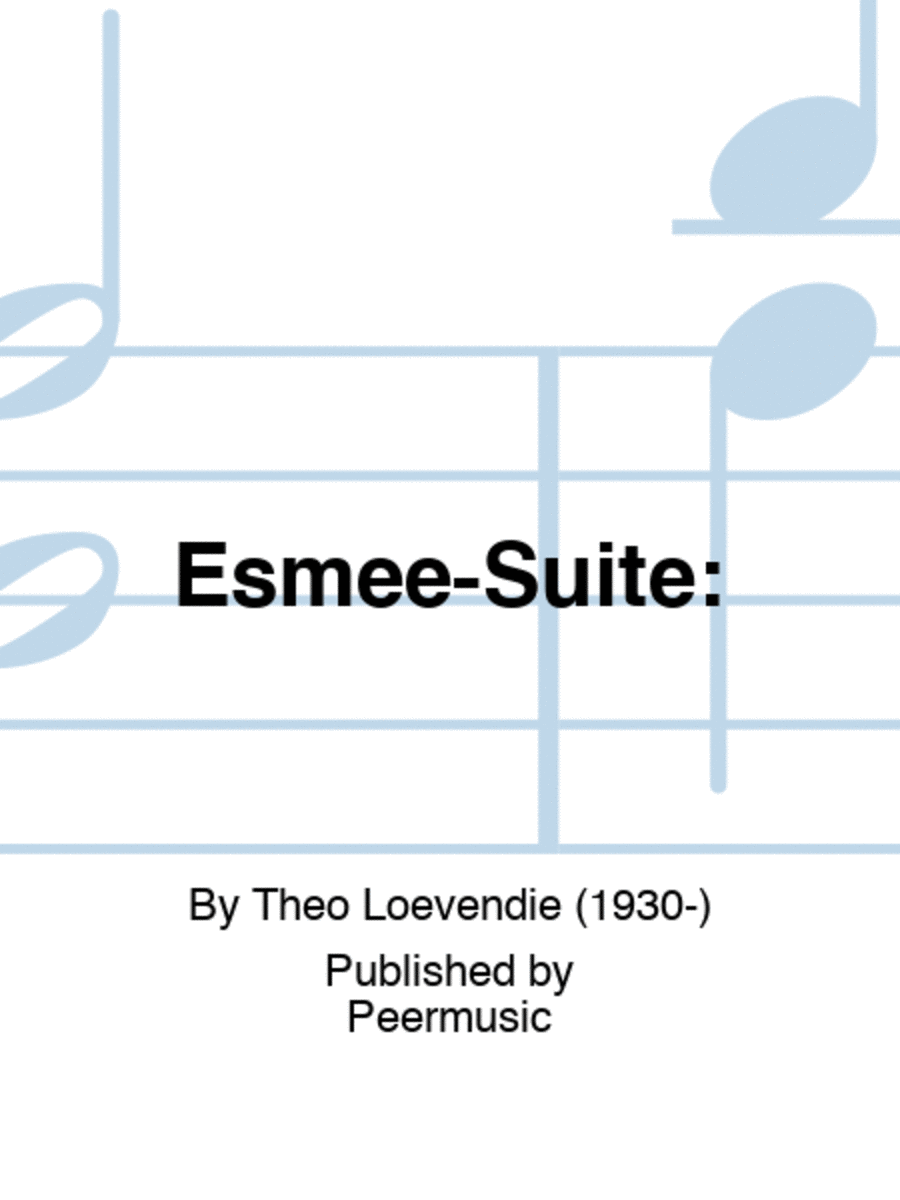 Esmee-Suite: Orchestra scores gallery preview page 1
