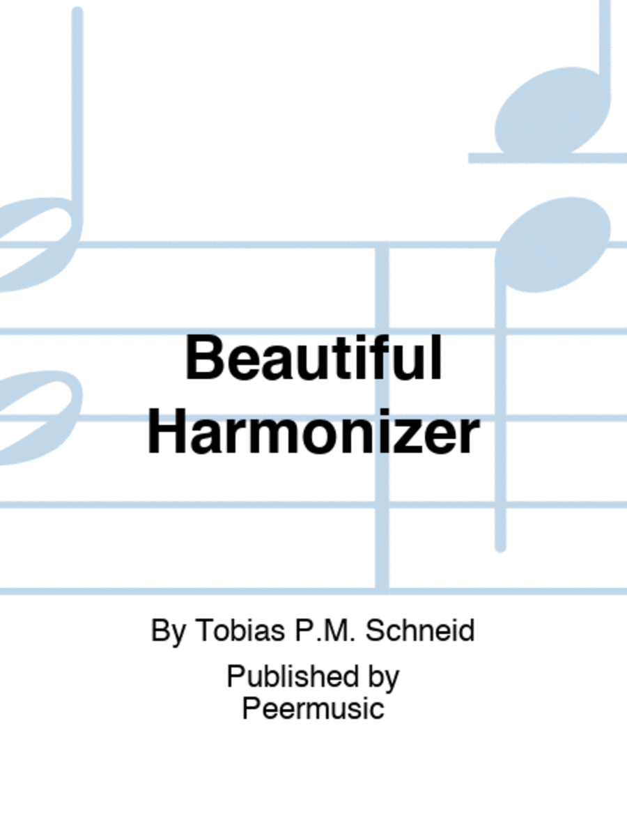 Beautiful Harmonizer Clarinet Solo scores gallery preview page 1
