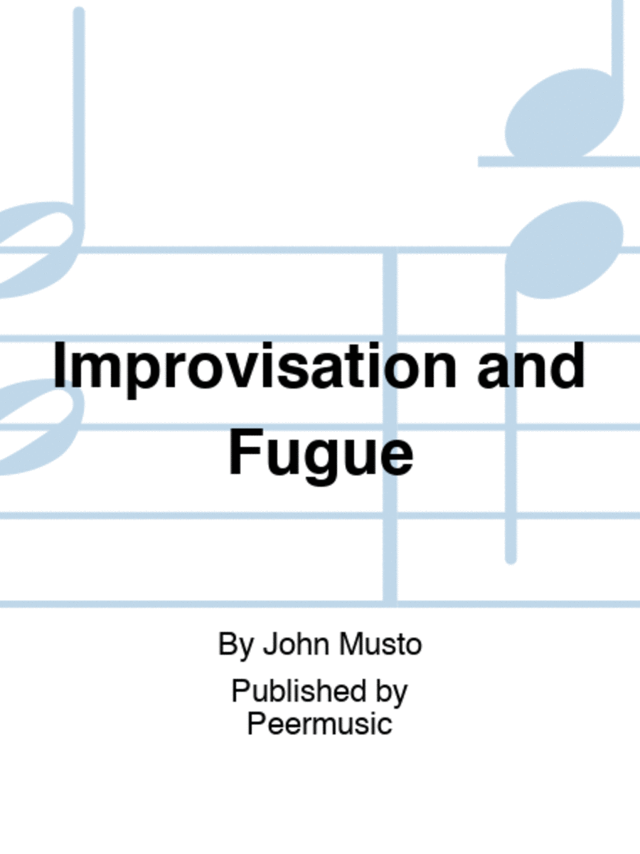 Improvisation and Fugue Piano Solo scores gallery preview page 1