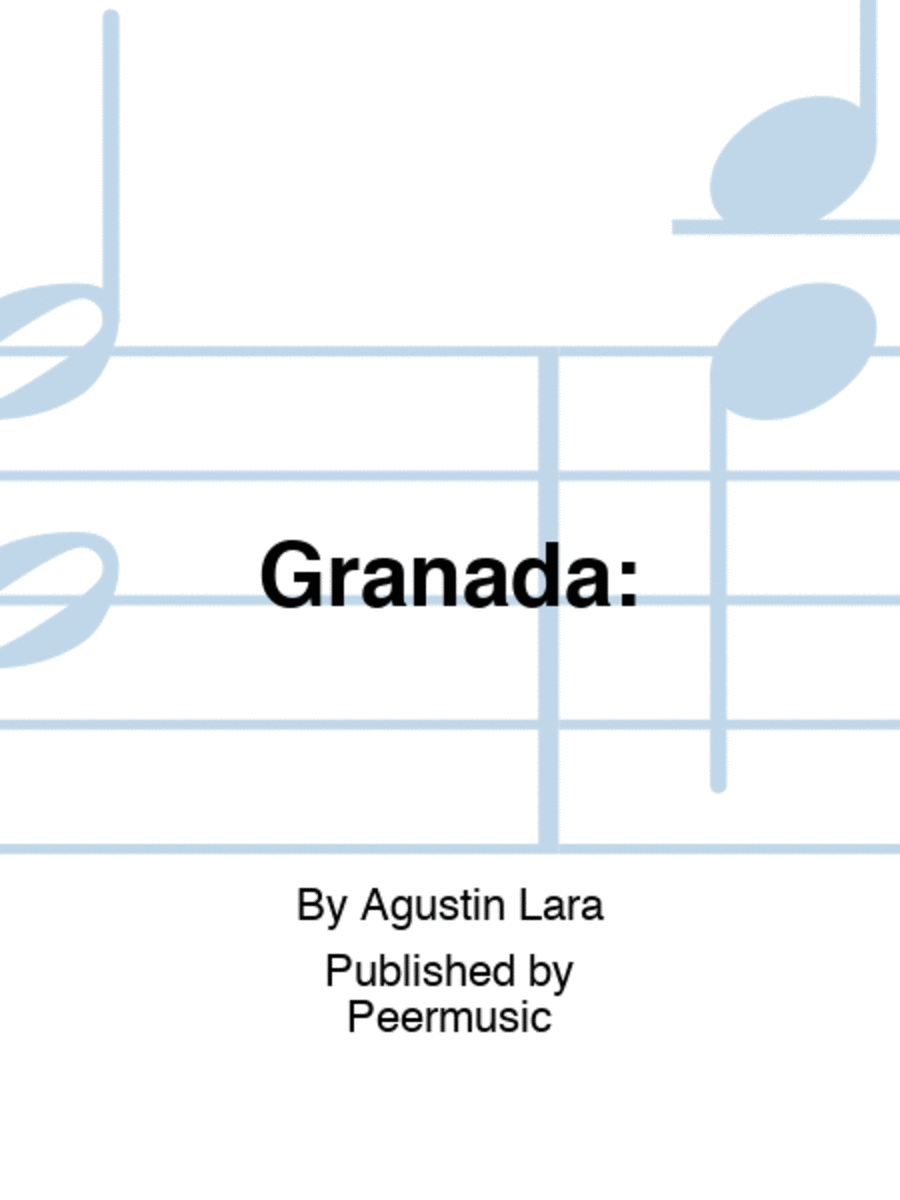 Granada: Concert Band scores gallery preview page 1