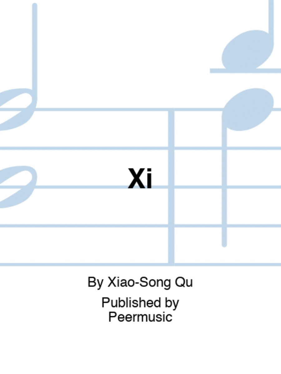 Xi Percussion Ensemble scores gallery preview page 1