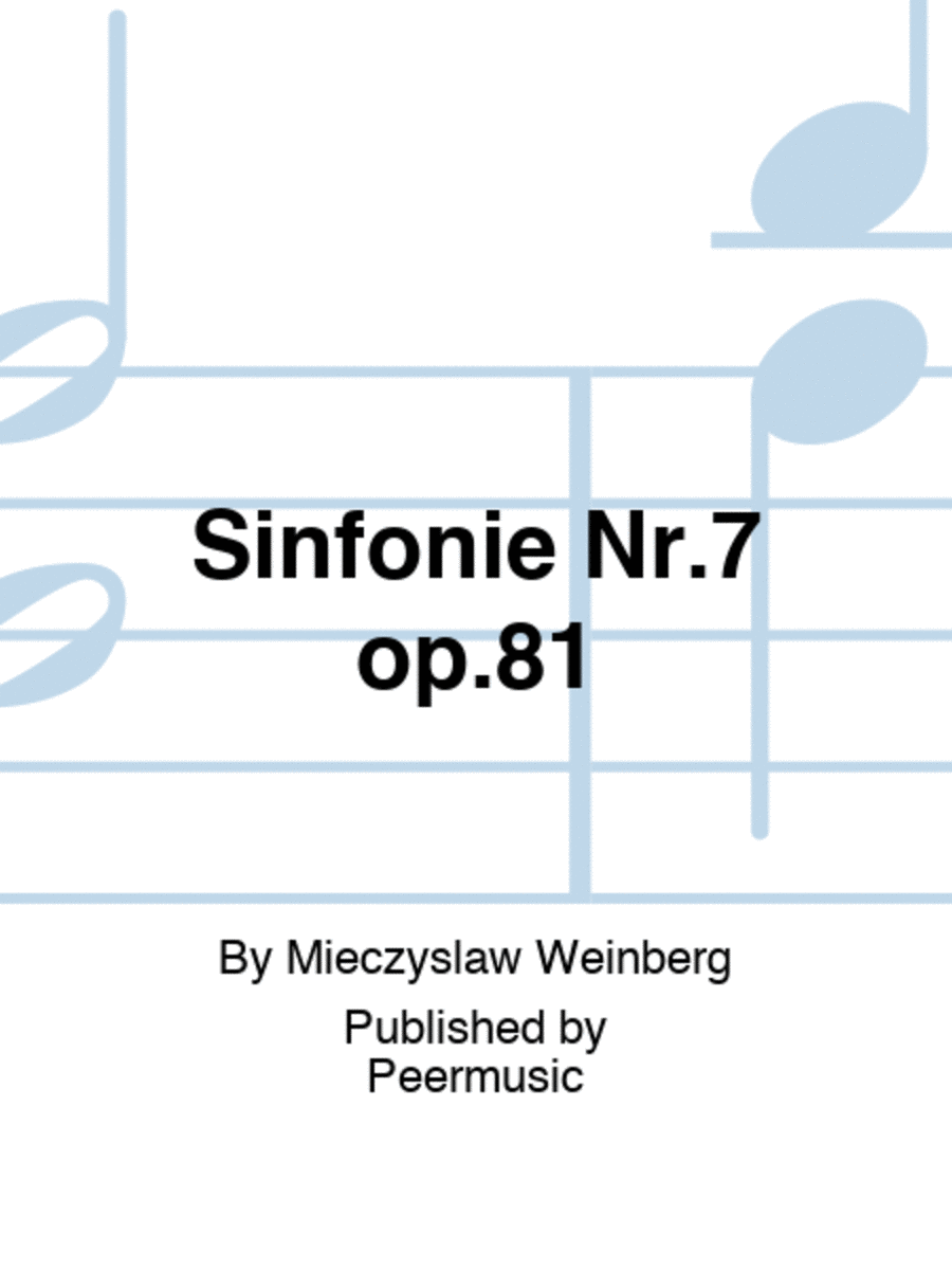 Sinfonie Nr.7 op.81 String Orchestra scores gallery preview page 1