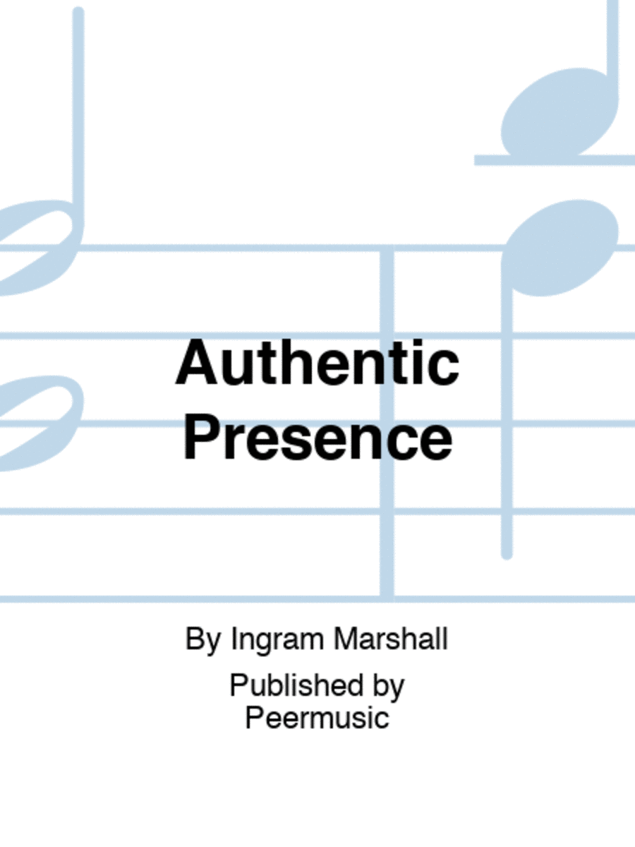 Authentic Presence Piano Solo scores gallery preview page 1