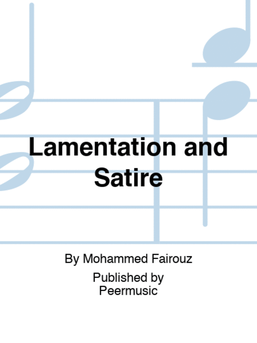 Lamentation and Satire String Quartet scores gallery preview page 1