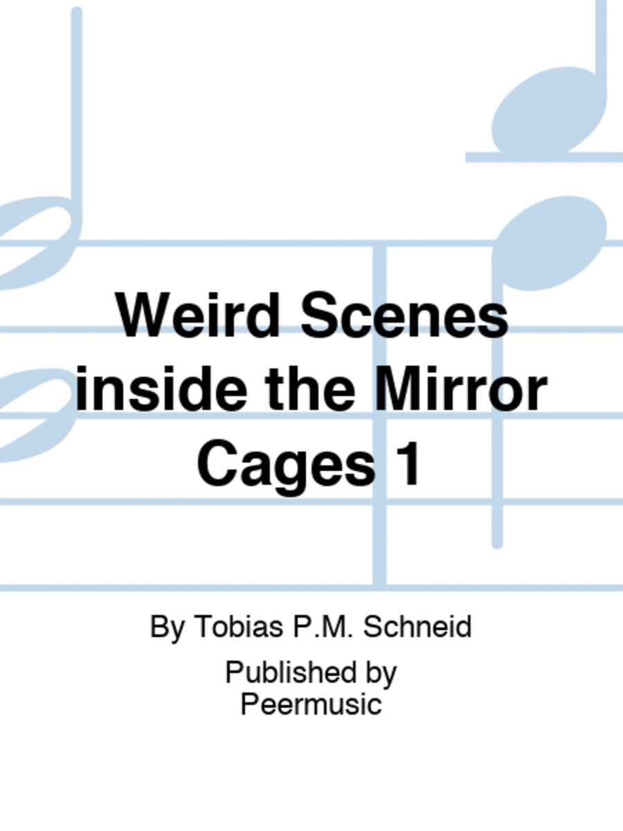 Weird Scenes inside the Mirror Cages 1 Study Score scores gallery preview page 1
