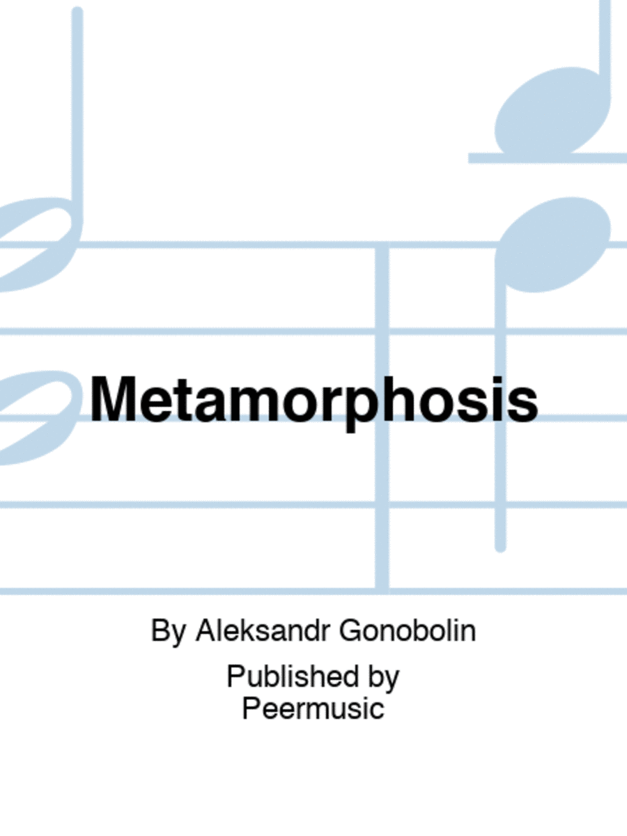 Metamorphosis String Duet scores gallery preview page 1