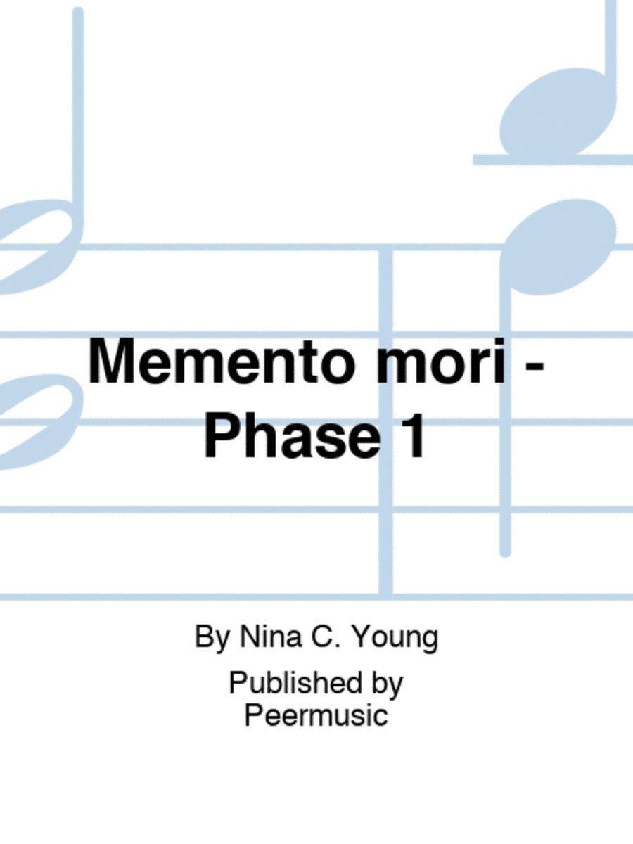Memento mori - Phase 1 String Quartet scores gallery preview page 1