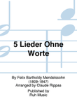 5 Lieder Ohne Worte