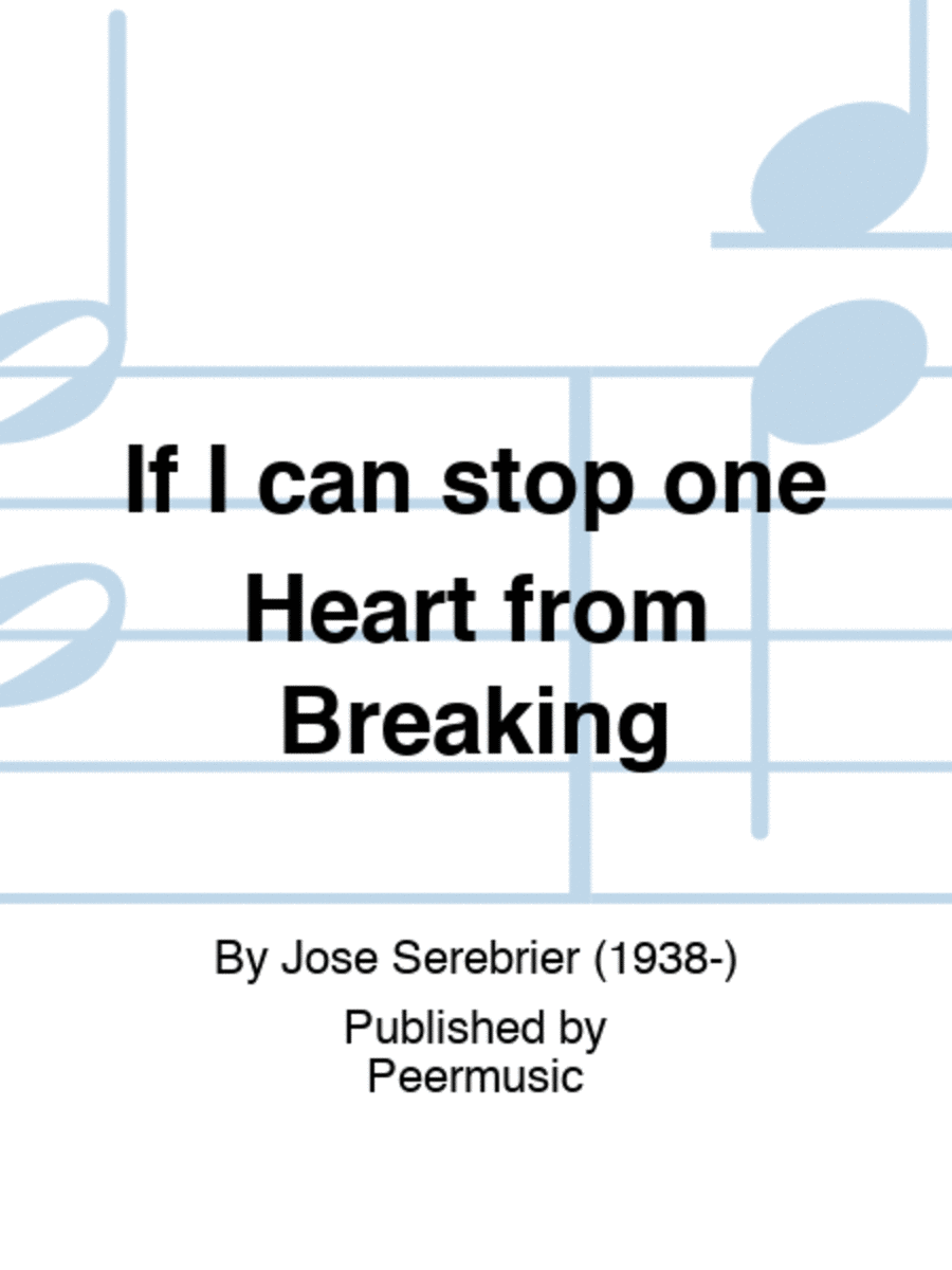 If I can stop one Heart from Breaking Violin scores gallery preview page 1