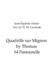 Quadrille sur Mignon by Thomas #4 Pastourelle mini preview