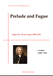 Bach-Fugue No. 10 in E minor, BWV 855 mini preview