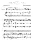 REVELATION for Bb TRUMPET AND PIANO (Score & Solo Part)