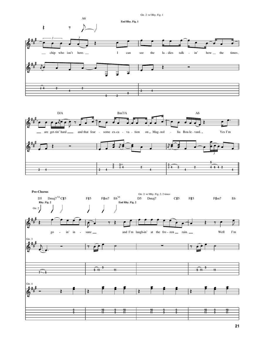Bad Sneakers Bad Sneakers Acoustic Guitar scores gallery preview page 2