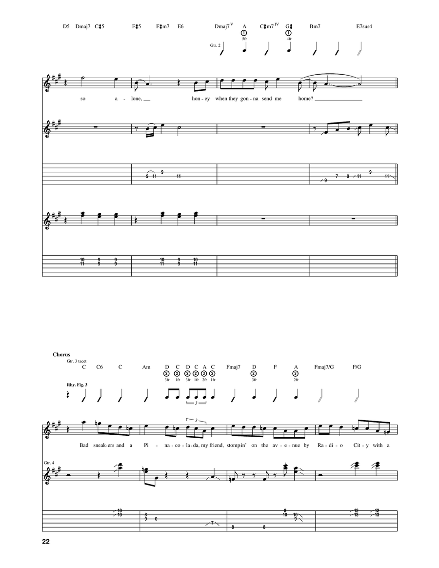 Bad Sneakers Bad Sneakers Acoustic Guitar scores gallery preview page 3