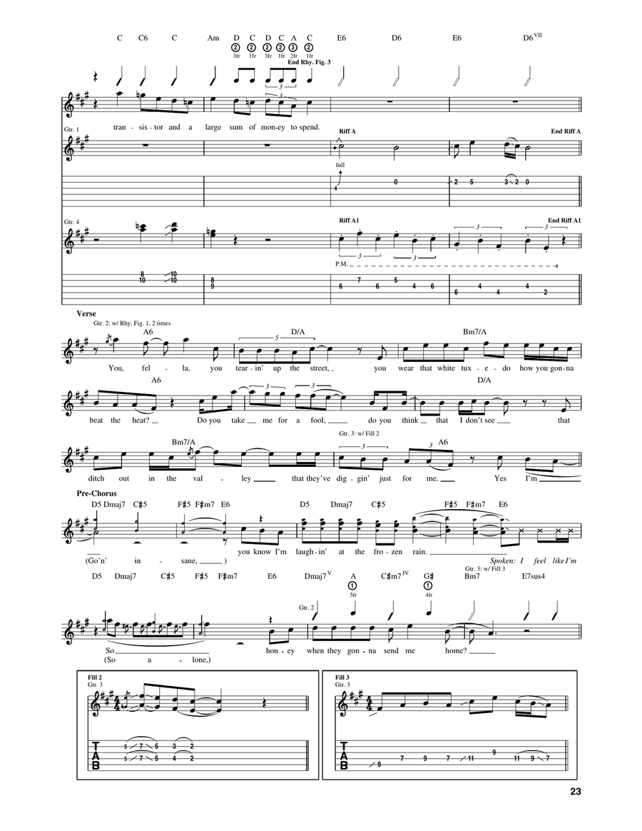 Bad Sneakers Bad Sneakers Acoustic Guitar scores gallery preview page 4