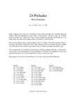 24 Preludes