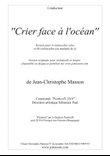 Crier face à l'océan for cello ensemble with 12 parts or more - FULL SCORE AND PARTS - JCM2018