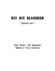 Bye Bye Blackbird