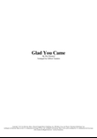 Glad You Came