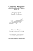 Ollie the Alligator (ORCH 11x17)