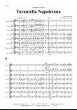 Tarantella Napoletana - Italian Folk Song - Saxophone Quintet