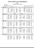 The Lord's My Shepherd (Crimond) A Cappella SATB mini preview