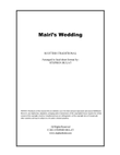 Mairi's Wedding (Scottish Traditional) - Lead sheet in original key of G