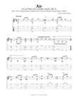 Air (from Petits airs connûs variés, Op. 6)