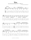 Trio (from Keyboard Sonata, WV 9: “Minuet”)