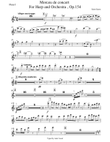Saint Saens Morceau de concert, Op.154 for Harp and Orchestra (Complete parts without Solo Harp Part