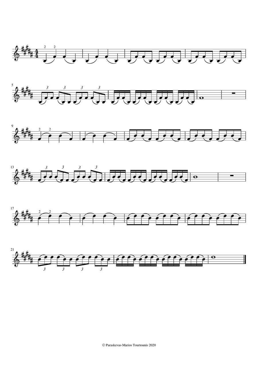 Exercises for trumpeters of the intermediate level B-Flat Trumpet scores gallery preview page 5