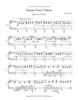 Piano Sonata no. 10 in F Minor