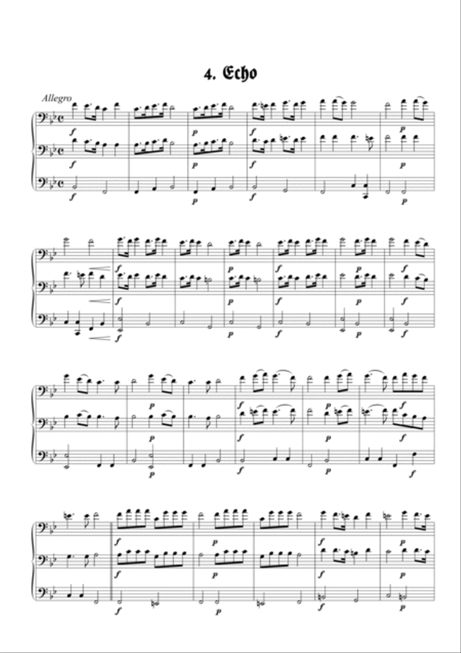 Echo Serenade for Trombone Trio Trombone Trio scores gallery preview page 5